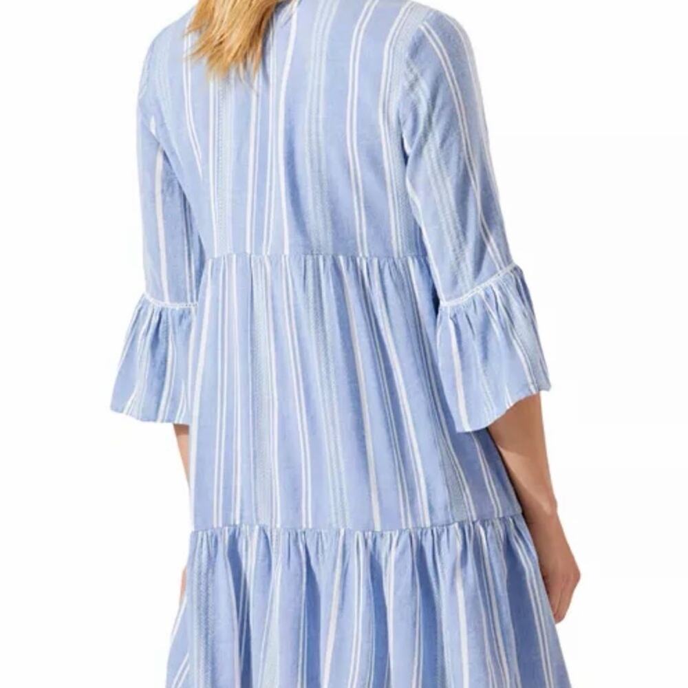 Tommy Bahama Blue and White Striped Dress - Picture 2 of 7